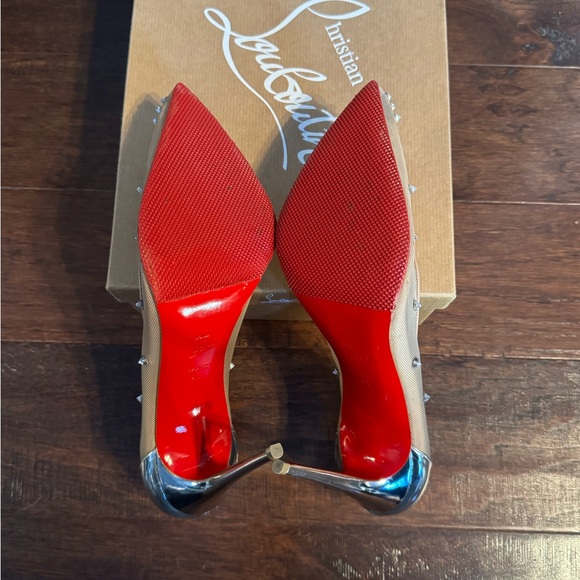 Christian Louboutin Degra 2019 100 Rete/Nappa/SP Pumps-41 - Picture 10 of 15